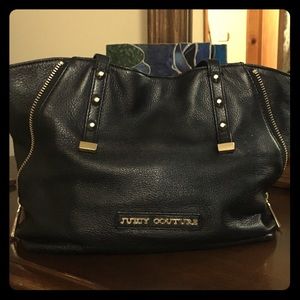 Juicy Couture pebbled leather studded bag